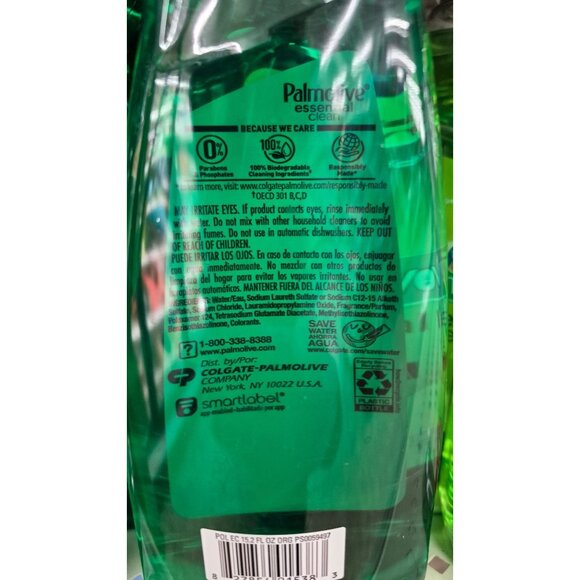 Palmolive Essential Clean Original Tough On Grease Soft On Hands +20 Free V. Ess - Picture 3 of 3